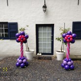Ballondecoratie -  Bloemenzuil