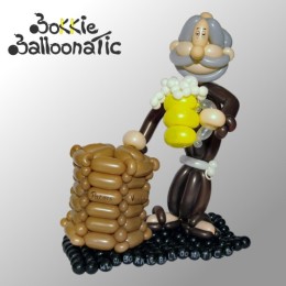 Geschenken Pater met vat bier